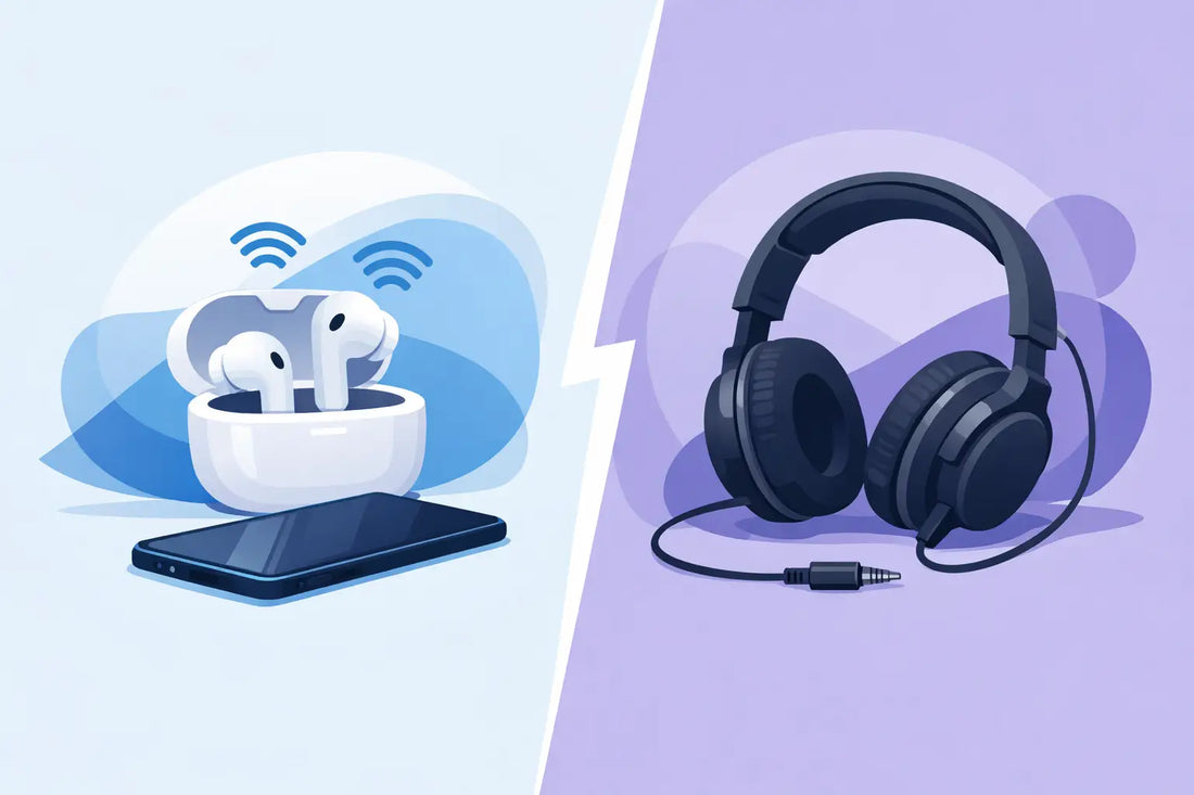Bluetooth Earbuds vs Wired Headphones
